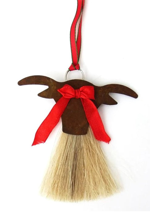 Ornament Horse Hair Longhorn