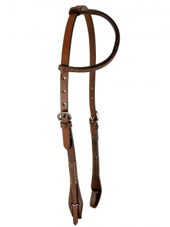 Showman Argentina cow leather single ear headstall