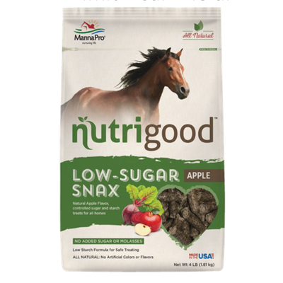 Manna Pro Nutrigood Low Sugar Treat-Apple 4 LB