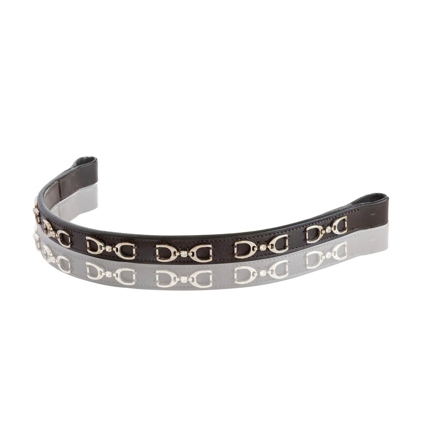 Nickel Stirrups Browband -Full