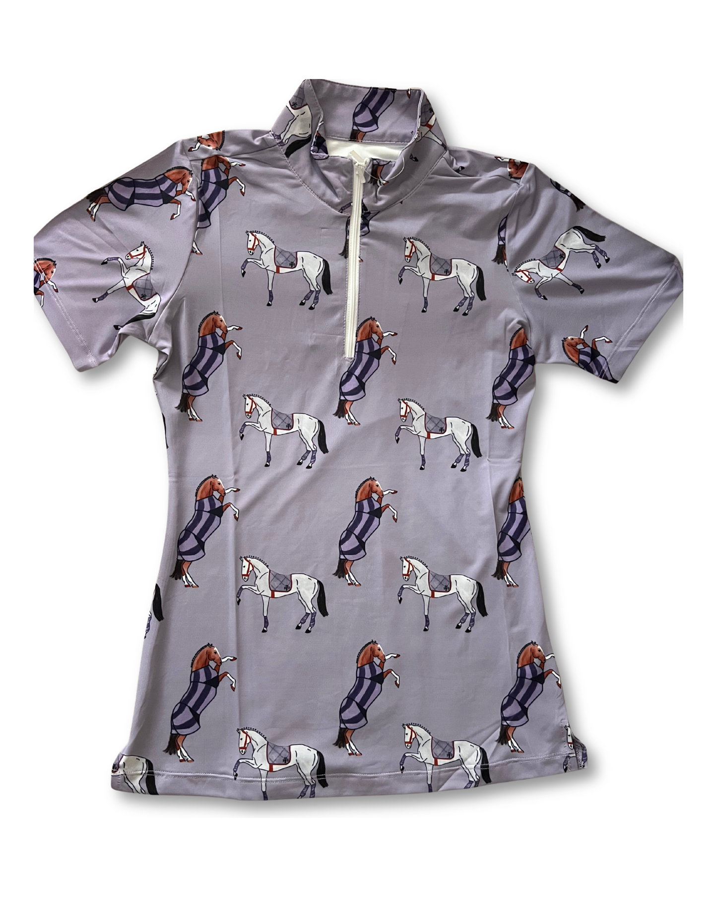 Deinhardt Designs Prints With A Purpose PURPLE PONY CLUB Short Sleeved Training Shirt