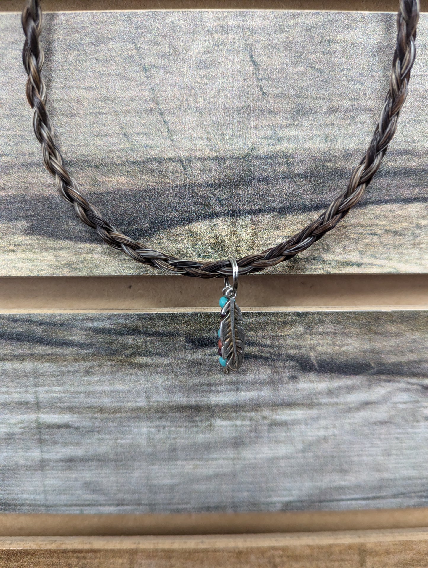 Silver Phoenix Horsehair Choker Necklace