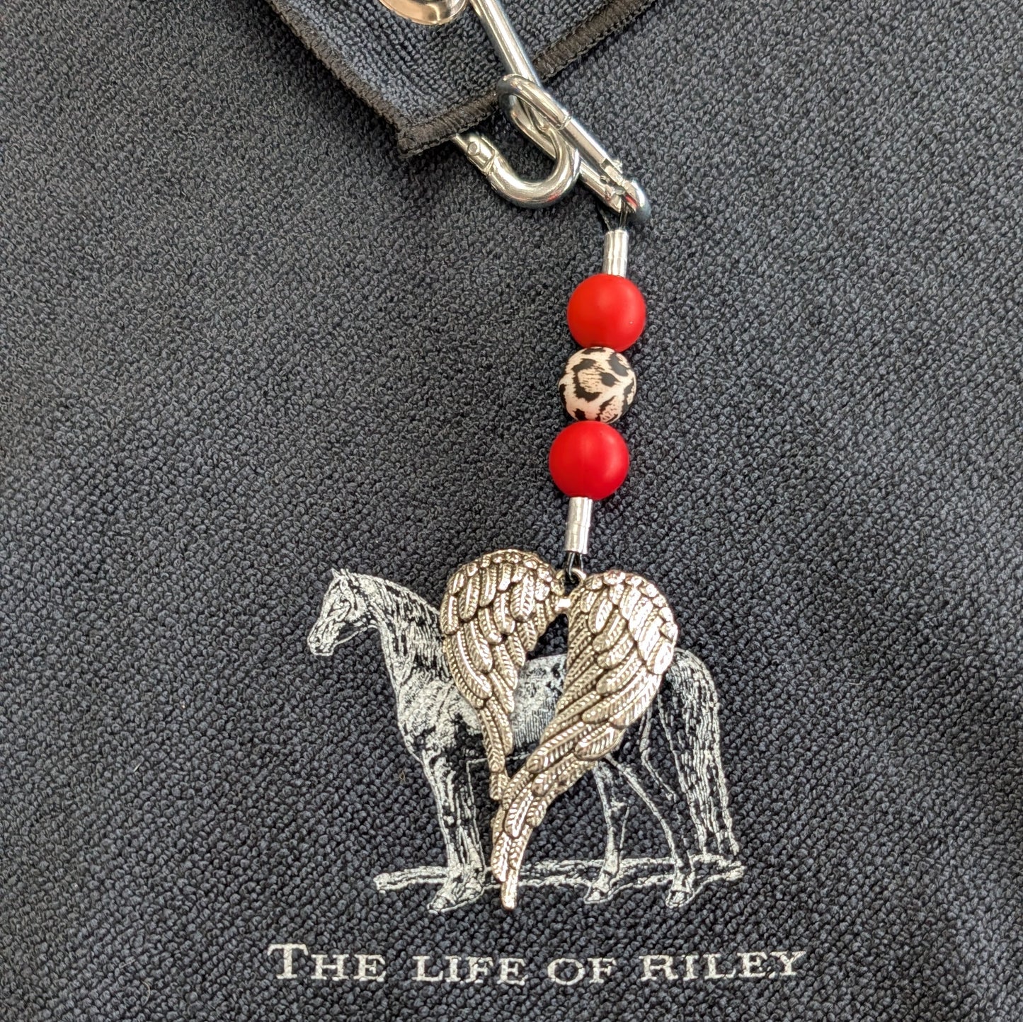 Black Trail Towelz with Saddle Charm
