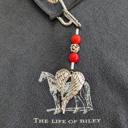 Black Trail Towelz with Saddle Charm
