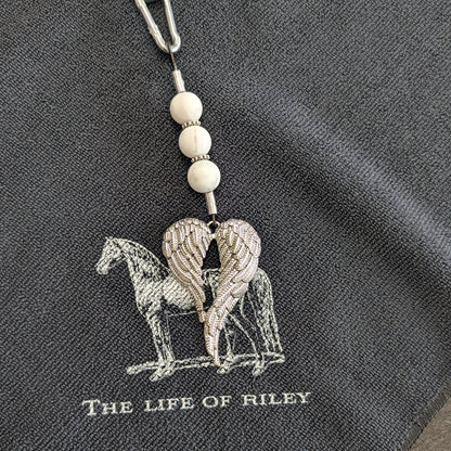 Black Trail Towelz with Saddle Charm