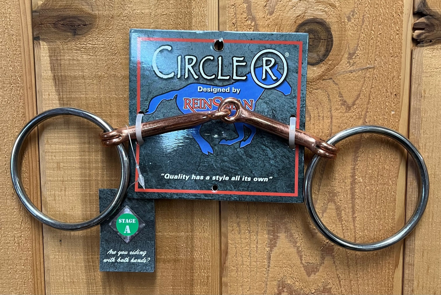 O-Ring Snaffle Bit with Copper Mouth