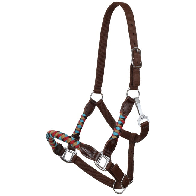 Showman Desert Blaze Mohair Wool Nose and Cheek Halter