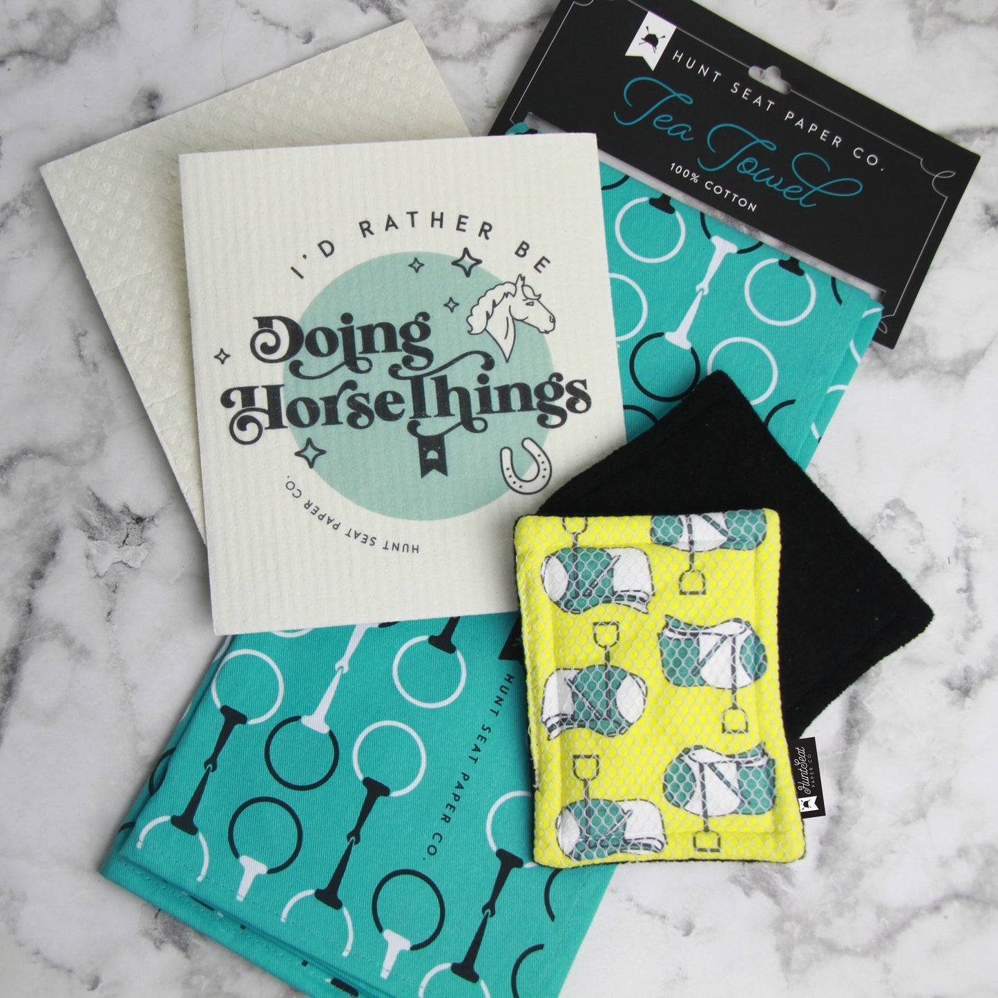 Horse Things Swedish Dishcloth