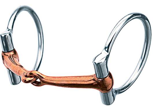 Bit SS 5" Cop Snaffle 2.5" Rng