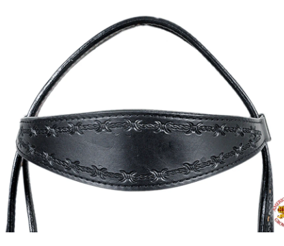 Hilason Black Barb Wire Headstall