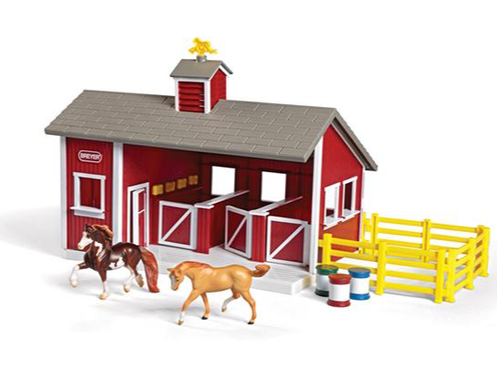 Breyer Red Stable Playset