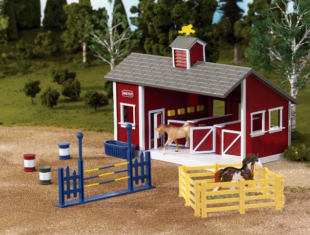 Breyer Red Stable Playset