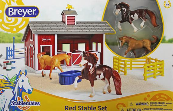 Breyer Red Stable Playset