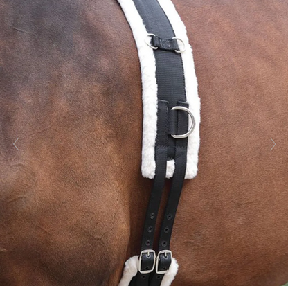 Shires Nylon Roller With Fleece Padding Lunging Aid