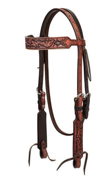 Turquoise Cross Pioneer Browband Headstall