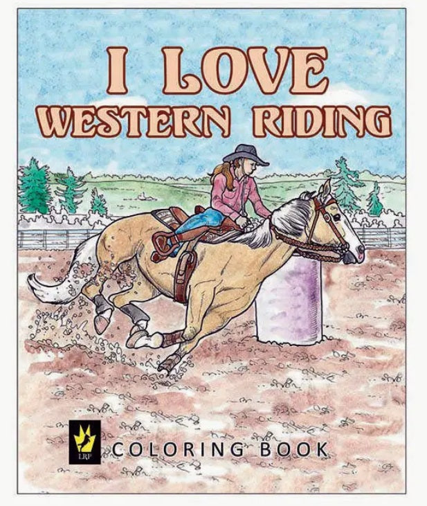 I Love Western Riding Coloring Book