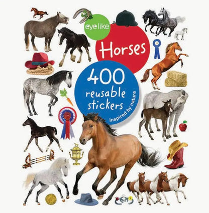 Eye Like Horses 400 Reusable Sticker Books