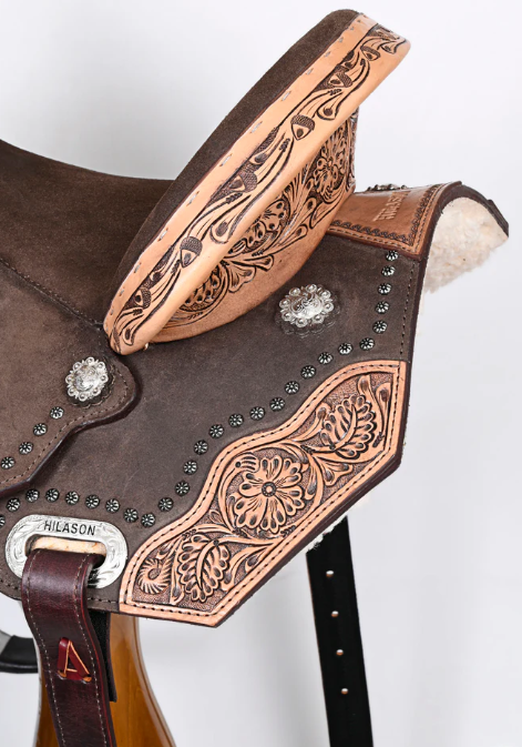 Hilason Western Flex Tree Barrel / Trail Saddle