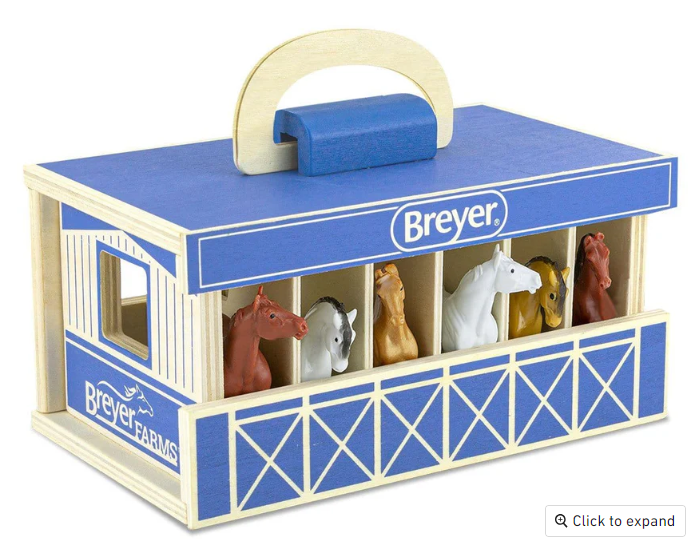 Breyer Farms™ Wood Carry Stable