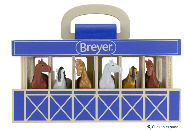 Breyer Farms™ Wood Carry Stable