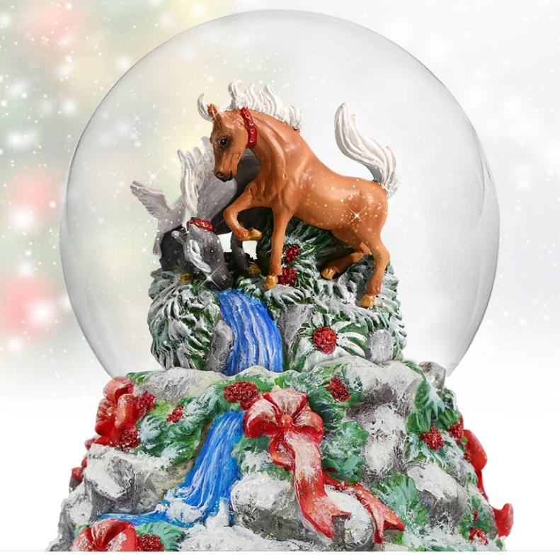 Breyer Winter Woodland | Musical Snow Globe