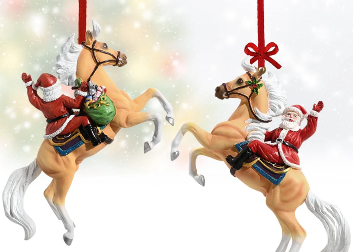 Breyer  Click to expand  Hi Ho Santa | Santa Ornament Hi Ho Santa | Santa Ornament