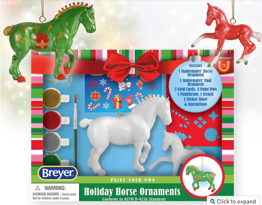 Breyer Paint Your Horse | Ornament Craft Kit