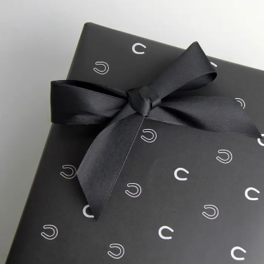 Hunt Seat Paper Lucky Slate Equestrian Gift Wrap