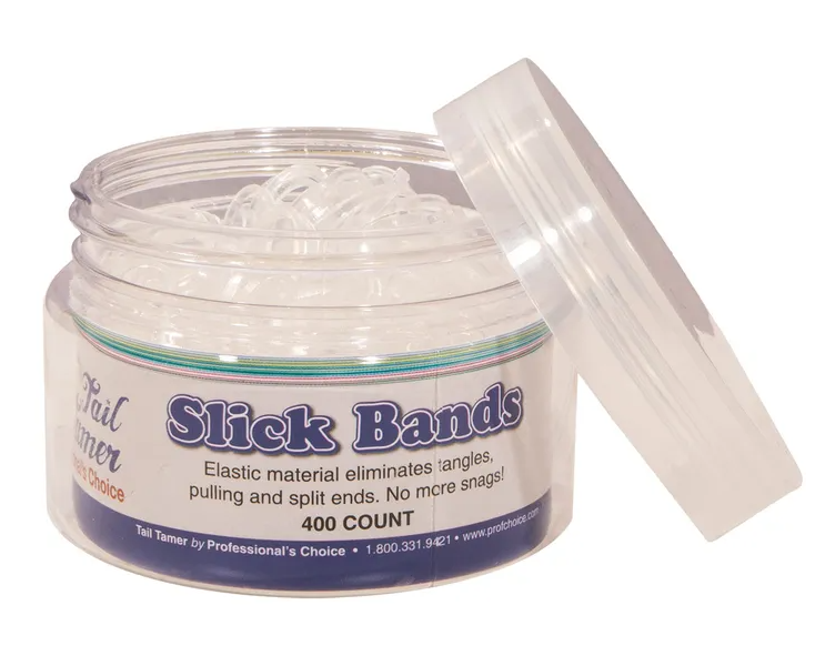 Professional Choice Tail Tamer Slick Bands Clear