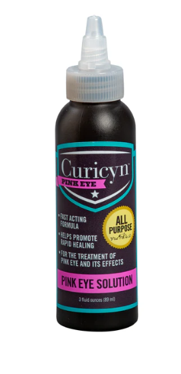 Curicyn Pink Eye Care Drops Solution 3oz