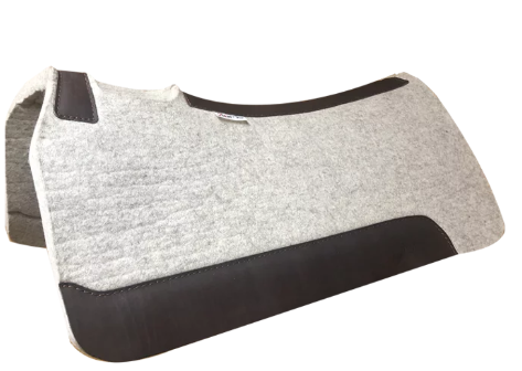 5 Star Saddle Pad 7/8" Thick Western contoured Natural Barrel Pad 30X28