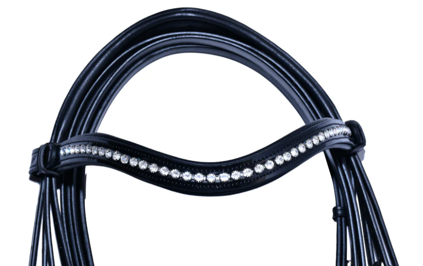 Bridleberry Extra Padded Double Bridle includes Two sets of Reins