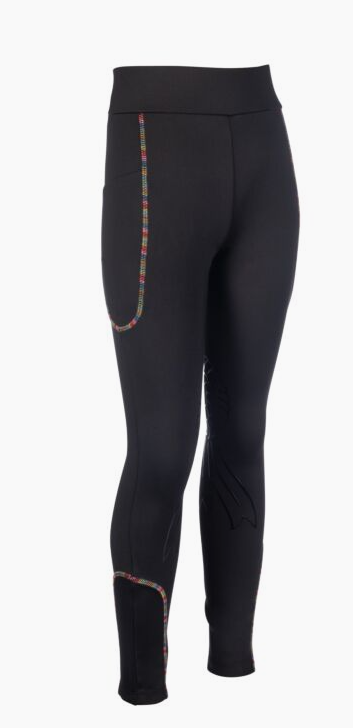 HKM Riding Polly Leggings Knee Patch