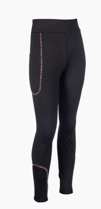 HKM Riding Leggings - Polly - Silicone Knee Patch