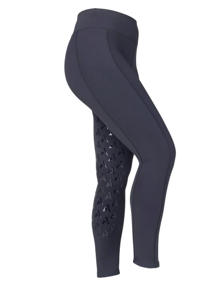 Shires Aubrion Women's React Non Stop Extended Patch Riding Tights - Shadow