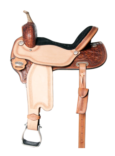 Hilason Western Horse Barrel Racing Saddle Trail Pleasure American Leather