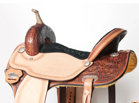 Hilason Western Horse Barrel Racing Saddle Trail Pleasure American Leather