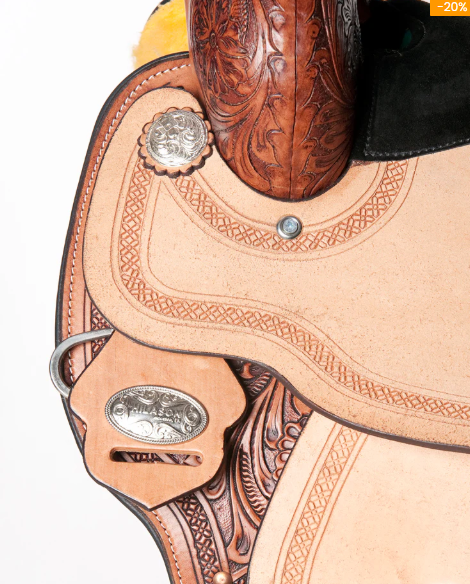 Hilason Western Horse Barrel Racing Saddle Trail Pleasure American Leather