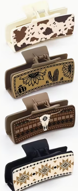 Western Hair Claw Clips
