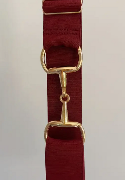 Ladies Stretch Belts with Snaffle Clasp