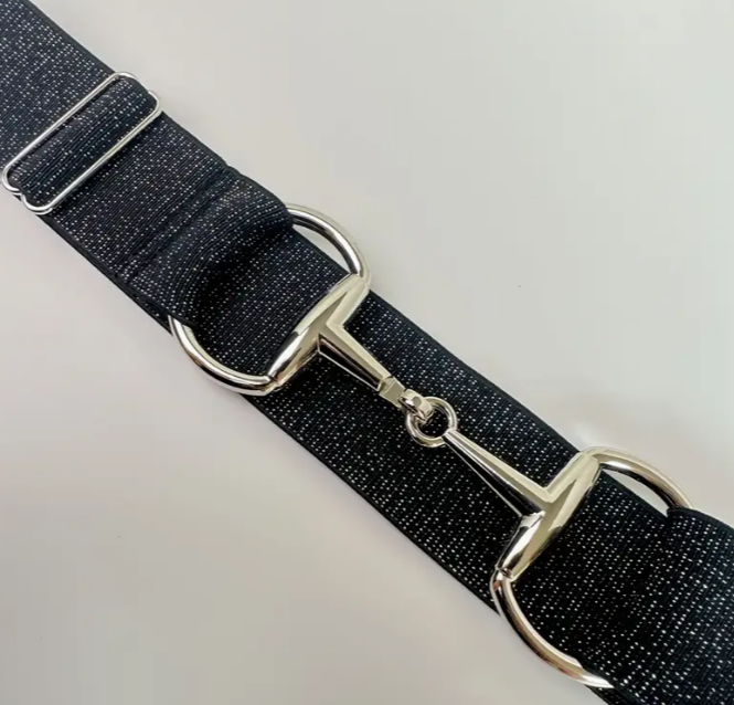 Ladies Stretch Belts with Snaffle Clasp