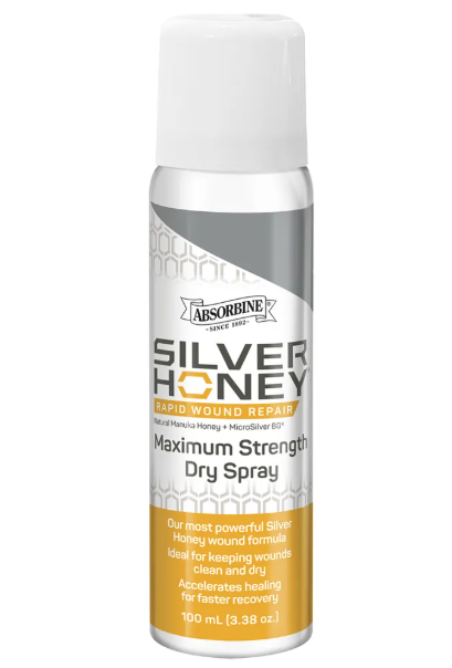 Silver Honey Rapid Wound Repair Maximum Strength Dry Spray