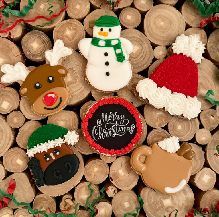 The Blissful Equestrian Snowman & Friends Holiday 6 Pack Horse Treats