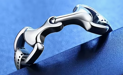 Snaffle Bit Equestrian Ring