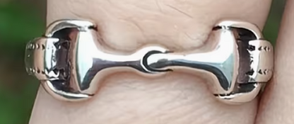 Snaffle Bit Equestrian Ring