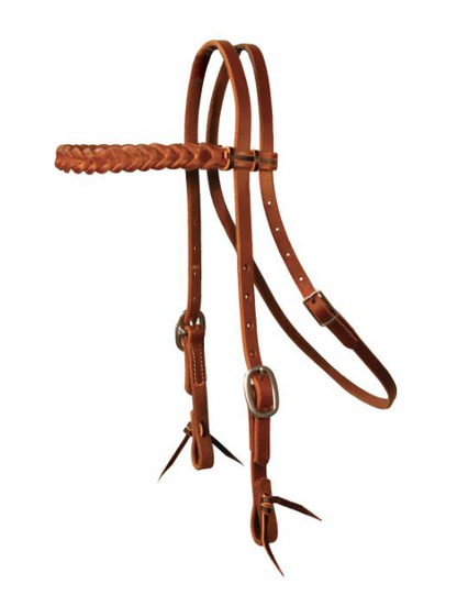 Bleeding Heart Browband Headstall 5/8"