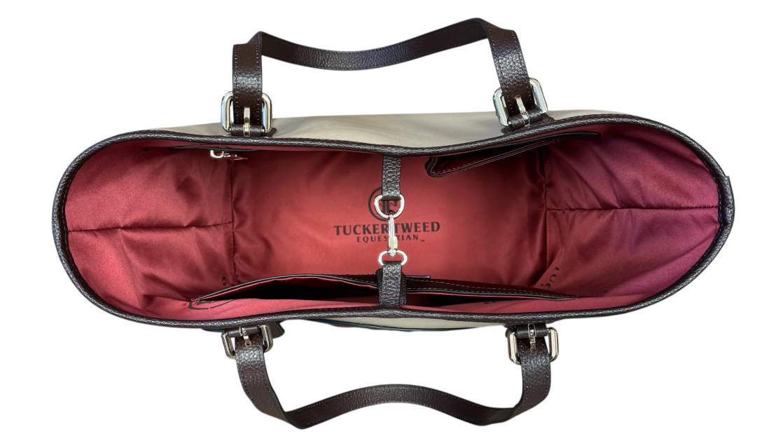 Tucker Tweed James River Carry All: Hunter/Jumper (Sand Dark Chocolate)