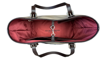 Tucker Tweed James River Carry All: Hunter Jumper (Sand/Navy)