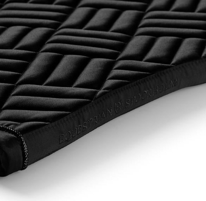 Equestrian Stockholm Jump Saddle Pad Modern Black