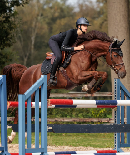 Equestrian Stockholm Jump Saddle Pad Modern Black